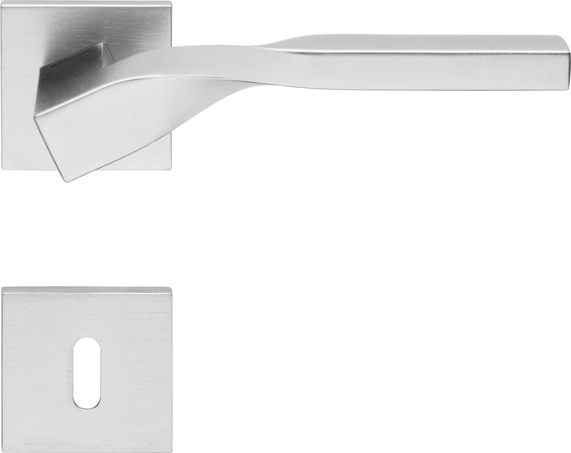 Twist Kapı Kolu Seti Krom Mat