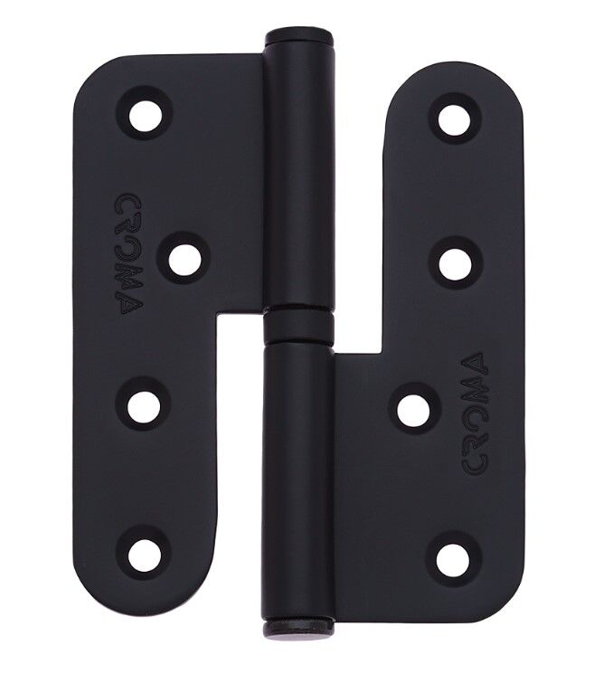 Yaprak Menteşe Çıkabilen 100mm Çelik Siyah Mat Sağ