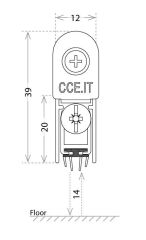 Kapı Altı Giyotin 830mm 60 Dk Yangın Dayanımlı