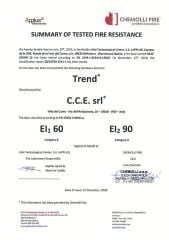 Kapı Altı Giyotin 1030mm 60 Dk Yangın Dayanımlı