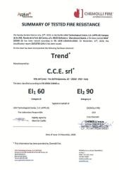 Kapı Altı Giyotin 1130mm 60 Dk Yangın Dayanımlı