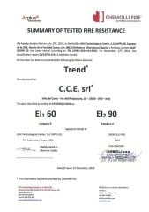 Kapı Altı Giyotin 730mm Yangın Dayanımlı Yüzeye Monte