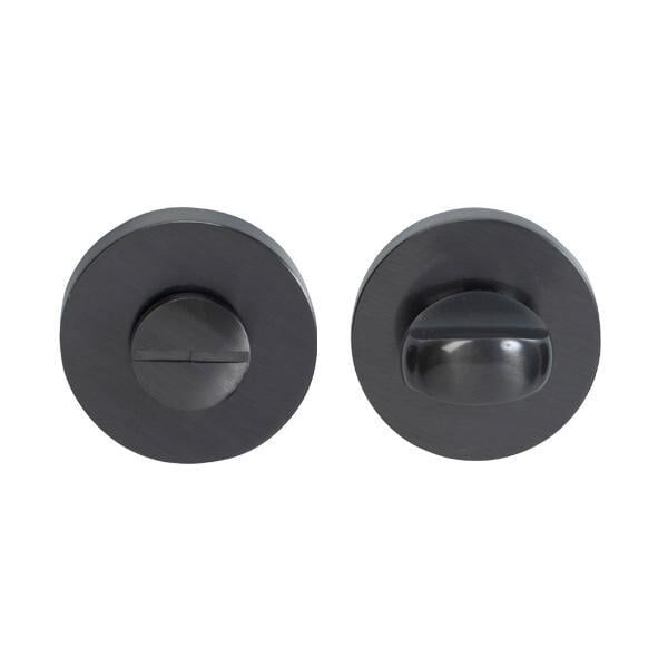 Hafele Yuvarlak Wc Kapı Kolu Rozeti, Antrasit Renk