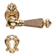 Jewel Kapı Kolu Seti Parlak Altın
