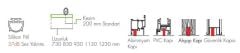 Kapı Altı Giyotini 1130mm