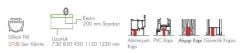 Kapı Altı Giyotini 1230mm
