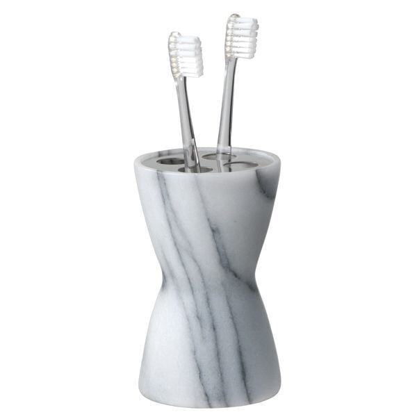 Hafele Diş Fırçalık Marble Mat Beyaz Renk