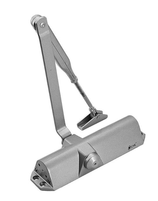 Kapı Kapatıcı Dirsek Kollu Yangın Dayanımlı EN 2-4 Gümüş