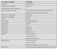 Kapı Kapatıcı Kayar Kollu EN 2-5 Gümüş