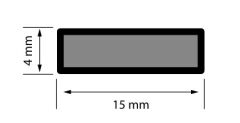 Yangın Fitili 15x4x2100mm Kahverengi