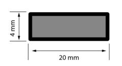 Yangın Duman Fitili 20x4x2100mm Kahverengi