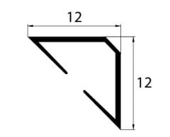 Duman Fitili 12X12X2100mm Kahverengi