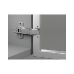 Hafele Metalla 310 A/SM 110°, Tam Bini Montajı Frensiz Gizli Menteşe