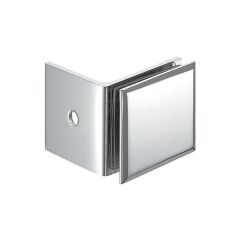 Hafele AQUASYS Cam Tutucu D/C 90º Parlak Krom