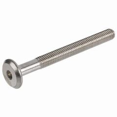 Hafele Yassı Başlı Vida M6x15mm, Nikel Kaplama (100 Adet)