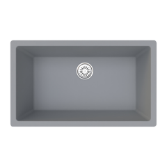 Vantole Granit Eviye 760x450mm Tek Gözlü Gri