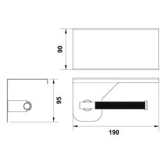 Hafele Tuvalet Kağıtlık Verona Etajerli Duvara Monte Antik Bronz Renk