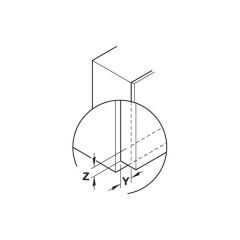 Hafele PCS 120 Düşer Kapak Makası Mod A, Beyaz Renk