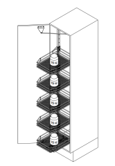 Tal Gate N Boy Kiler Mekanizması 30cm 1700-1950mm Planero 5 Sepet