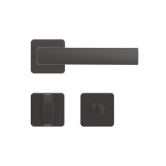 Hafele CALINA Mat Siyah Renkli (WC) Kapı Kolu