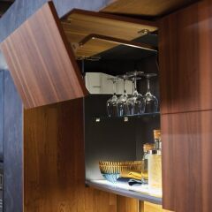 Hafele Free Fold Kalkar Katlanır Makas Seti 84-91cm/10-20kg, Beyaz Renk