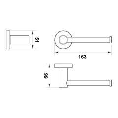 Hafele Tuvalet Kağıtlığı Ozo Paslanmaz Çelik Renk