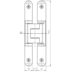 Simonswerk Tectus TE 240 3D Gizli Menteşe Bronz Renk