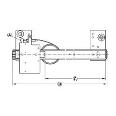 Hafele Slido F-Park71 25B 600 mm Ray Seti