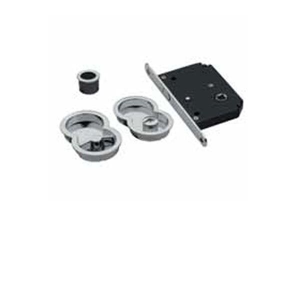 Otto Kayar Kapı Kilit Seti WC Krom Parlak