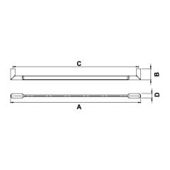 Hafele Mobilya Kulpu Pose Mk 160mm Mat Siyah