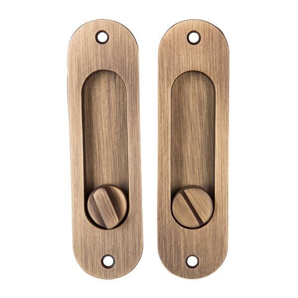 Hafele Oval Gömme Kulp WC Antik Bronz