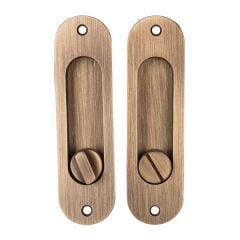 Hafele Oval Gömme Kulp WC Antik Bronz