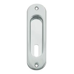 Hafele Oval Gömme Kulp Oda Krom Parlak
