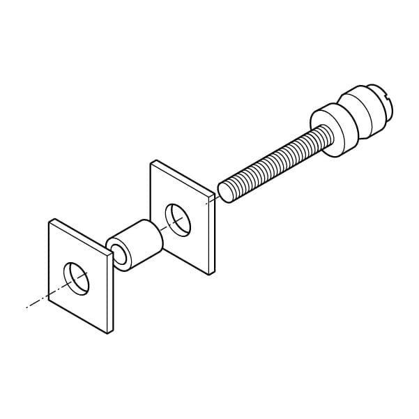 Hafele Cosimo Çekme Çift Taraflı Kol Bağlantısı 37-54mm