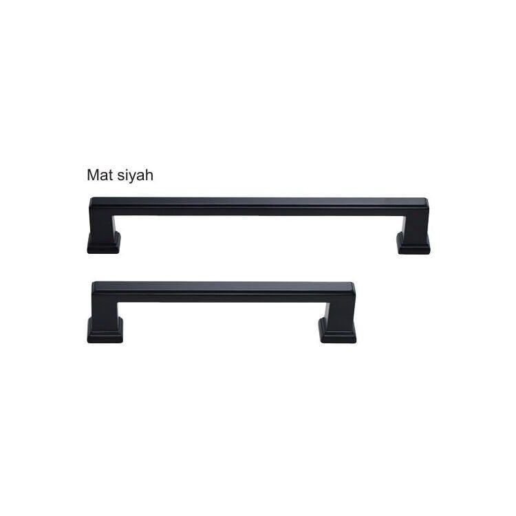 Hafele MELE Kulp mat siyah 192mm