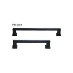 Hafele MELE Kulp mat siyah 192mm