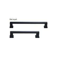 Hafele MELE Kulp mat siyah 192mm