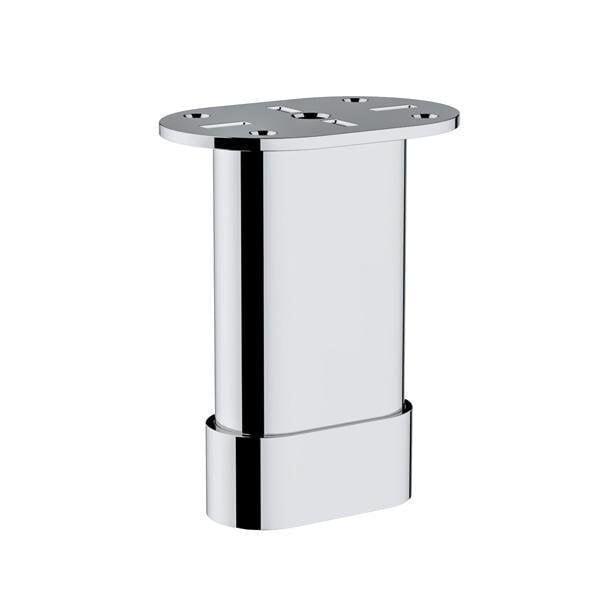 Hafele Menton Oval Mobilya Ayağı 25x100mm, Parlak Krom Renk