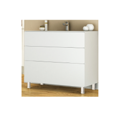 Hafele Menton Oval Mobilya Ayağı 25x100mm, Parlak Krom Renk