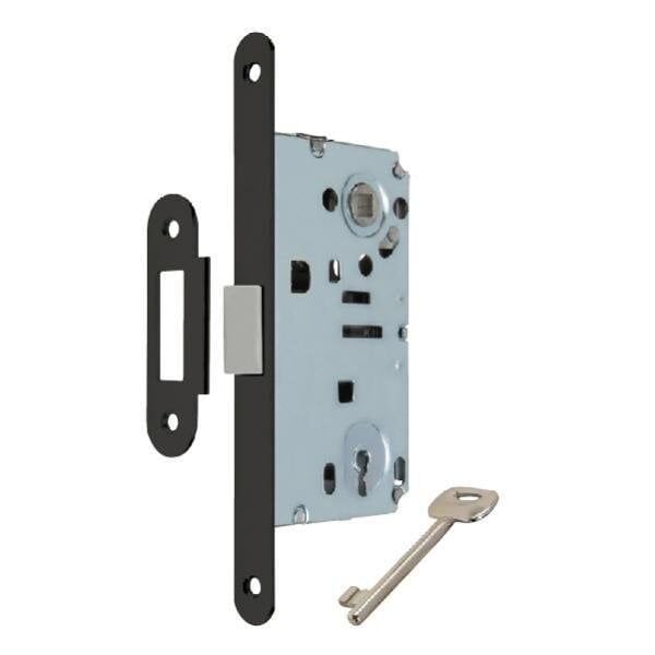 Hafele Dilden Kilit Oda Tipi (CB) 50/18mm Siyah Renk