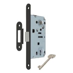 Hafele Dilden Kilit Oda Tipi (CB) 50/18mm Siyah Renk