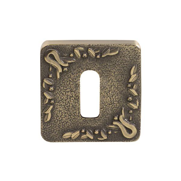 Hafele Oda Kare Kapı Kolu Rozet, Antik Bronz Renk