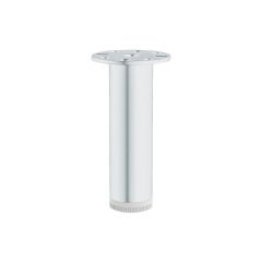 Hafele Bonny Yuvarlak Mobilya Ayağı 25x70mm, Mat Krom Renk