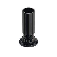 Hafele AXILO 48 Baza ayağı siyah vidalı 150mm