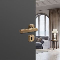 Hafele Kapı Kolu Seti Martin Oda Antik Bronz