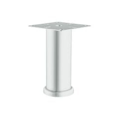 Hafele Lea Yuvarlak Mobilya Ayağı 42x70mm, Mat Krom Renk