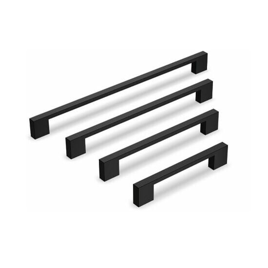 Hafele HAN II Kulp mat siyah 128mm