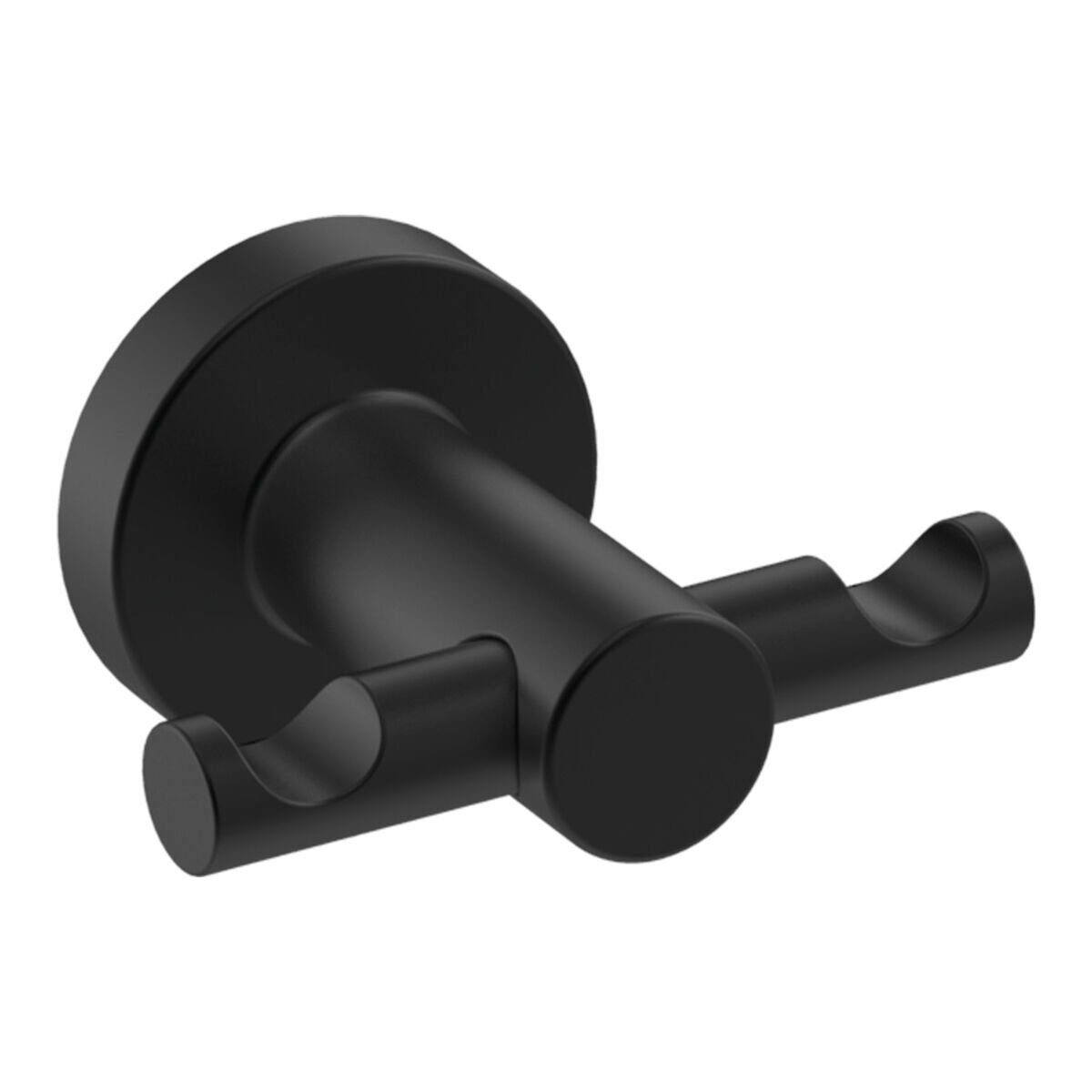 Hafele Banyo Askısı Ozo İkili Mat Siyah Renk