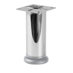 Hafele Alden Yuvarlak Mobilya Ayağı 38x70mm, Parlak Krom Renk