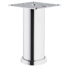 Hafele Lea Yuvarlak Mobilya Ayağı 42x70mm, Parlak Krom Renk